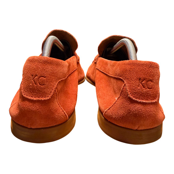 KENNETH COLE New York Nolan Penny Loafer Men\'s 10.5 Rust Suede Comfort main image 7